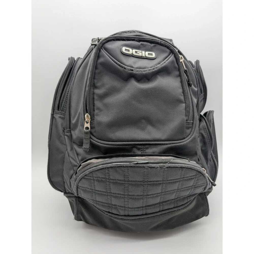 OGIO Black Laptop Backpack Multi Pocket Travel Work Bag Organizer